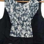 Vorschaubild 6 von Etuikleid Damen 36/S Schwarz Blumenmuster Elegant