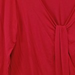 Vorschaubild 6 von Langarmshirt Damen Gr. 40/L Rot Viskose Elasthan Uni