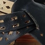 Vorschaubild 5 von Damen Sandalen Gr. 37 Schwarz Vintage Cut-Outs Riemchen