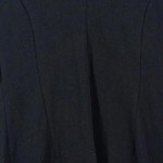 Vorschaubild 5 von Etuikleid Damen Gr. 38 Schwarz Viskose Polyamid Elasthan Uni Midikleid