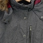 Vorschaubild 4 von Winterjacke Damen Gr. 38/M Grau Streetwear Kapuze Fellbesatz