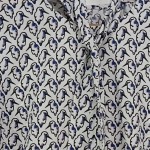 Vorschaubild 6 von Bluse Damen 38/M Weiß Abstrakt Muster Elegant Schleife