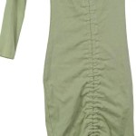 Vorschaubild 6 von Damen Freizeitkleid Gr. 32/XXS Grün Rippstrick Streetwear