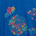 Vorschaubild 6 von Damen Freizeitkleid Gr. 32/XXS Blau Blumenmuster Bohemian