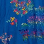Vorschaubild 7 von Damen Freizeitkleid Gr. 32/XXS Blau Blumenmuster Bohemian