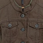 Vorschaubild 6 von Damen Sweatjacke Gr. 34/XS Braun Vintage Streetwear Klassisch