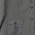 Vorschaubild 6 von Blazer Damen Klassisch Elegant Grau Gr. 36 Business Büro Langarm