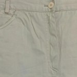 Vorschaubild 4 von Damen Bleistiftrock Gr. 36 S Beige Baumwolle Klassisch Elegant Midirock