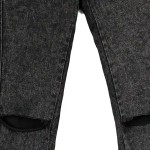 Vorschaubild 6 von High Waist Destroyed Jeans Damen Grau W30/38/M Meliert
