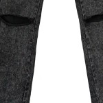 Vorschaubild 7 von High Waist Destroyed Jeans Damen Grau W30/38/M Meliert