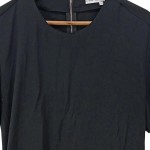 Vorschaubild 5 von Damen Freizeitkleid Gr. 40/L Schwarz Minimalistisch Polyester
