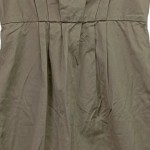 Vorschaubild 6 von Damen Etuikleid Gr. 34/XS Beige Klassisch Elegant Baumwolle Business