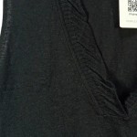 Vorschaubild 6 von Damen Pullunder Gr. 36/S Schwarz Klassisch Elegant Baumwolle
