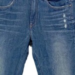 Vorschaubild 6 von Damen Destroyed Jeans W26/34 Blau Casual Denim Used Look