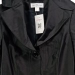 Vorschaubild 4 von Damen Trenchcoat Schwarz Gr. 34/XS Klassisch Elegant