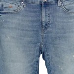 Vorschaubild 5 von Jeans Skinny Fit Damen Blau Gr. W28/38 Baumwolle Polyester Elasthan Uni L28
