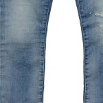 Vorschaubild 7 von Jeans Skinny Fit Damen Blau Gr. W28/38 Baumwolle Polyester Elasthan Uni L28
