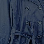 Vorschaubild 6 von HENRI LLOYD Damen Trenchcoat Gr. 36/S Blau Klassisch Eleganter Kurzmantel