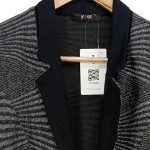 Vorschaubild 4 von Blazer Damen Grau Gr. UNI Polyester Grafisch Business Langarm Herbst/Winter