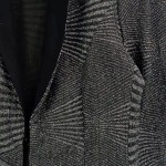 Vorschaubild 5 von Blazer Damen Grau Gr. UNI Polyester Grafisch Business Langarm Herbst/Winter