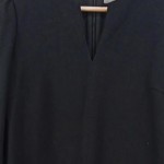 Vorschaubild 6 von Damen Blusenkleid Gr. 38 M Schwarz Elegant Business Midikleid
