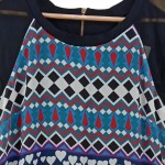Vorschaubild 6 von Damen Freizeitkleid Gr. 40/L Mehrfarbig Ethno Muster