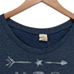 Vorschaubild 5 von Damen Sweatshirt Gr. 36/S Blau Casual Logo-Print HCO