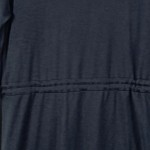 Vorschaubild 7 von Blusenkleid Damen Gr. 38/M Schwarz Tunikakleid Midi Elegant Casual