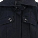 Vorschaubild 4 von Damen Winterjacke Gr. 40/M Schwarz Wolle Elegant Klassisch
