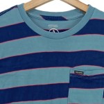Vorschaubild 5 von Jungen T-Shirt Gr. 164 Blau Gestreift Kurzarm Casual Logo-Print