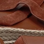 Vorschaubild 5 von Espadrille-Sandalen Damen Leder Sandalen Braun Gr. 39 Casual