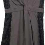 Vorschaubild 5 von festliches Kleid Damen Gr. 38/M Grau Elegant mit Spitze