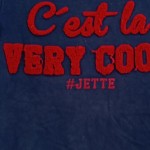 Vorschaubild 6 von Kinder T-Shirt Gr. 140 Blau mit Schriftzug C'est la VERY COOL