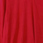 Vorschaubild 5 von Pullover Damen Rot Einheitsgröße Casual V-Ausschnitt Strasssteine