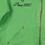 Vorschaubild 7 von U.S. POLO ASSN. Kinder Sweatjacke Gr. 122 Grün Kapuze Logo Reißverschluss