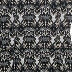 Vorschaubild 6 von Roma Strickkleid Gr. 40 Geometrisch Schwarz Grau Gold