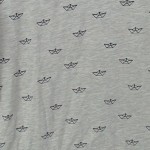 Vorschaubild 7 von Damen Sweatshirt Grau 36/S Casual Hoodie Papierboote Muster