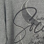 Vorschaubild 6 von Damen Sweatshirt Grau Gr. 34/XS Melierter Logo Print Freizeit