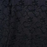 Vorschaubild 7 von Etuikleid Damen Gr. 32/XXS Schwarz Viskose Blumenmuster Elegant