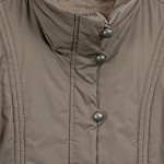 Vorschaubild 6 von Damen Winterjacke Gr. 40/L Braun Klassisch Elegant Stehkragen
