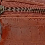 Vorschaubild 5 von Gürteltasche Damen Braun Kroko-Optik Bauchtasche Vintage Streetwear 28cm