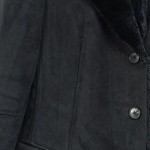 Vorschaubild 6 von Damen Felljacke Gr. 36/S Schwarz Klassisch Elegant Herbst Winter