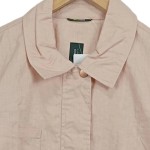Vorschaubild 5 von Übergangsmantel Damen Gr. 36/S Rosa Leinen Klassisch Elegant