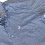 Vorschaubild 3 von Freizeithemd Herren Blau Gr. 48/M Baumwolle Gestreift Casual Langarm