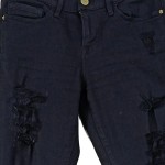 Vorschaubild 5 von DENIM Damen Jeans Slim Fit W25/34/XS Schwarz Destroyed Look