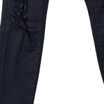 Vorschaubild 7 von DENIM Damen Jeans Slim Fit W25/34/XS Schwarz Destroyed Look