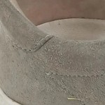 Vorschaubild 5 von Damen Schnürschuhe Wildleder Grau Gr. 39 Perlen Schleife