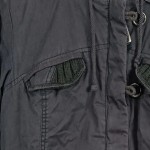 Vorschaubild 6 von Sweatjacke Damen Gr. 36/S Schwarz Vintage Streetwear Kapuze Baumwolle