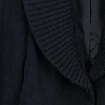 Vorschaubild 5 von Damen Winterjacke Gr. 36/S Schwarz Klassisch Woll-Mix
