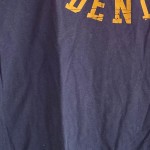 Vorschaubild 6 von T-Shirt Herren Blau Gr. 48/M Baumwolle Schriftzug Casual Kurzarm